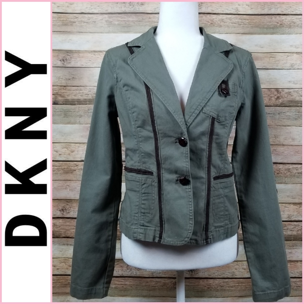 DKNY Gray Women's Jacket